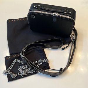 Bandolier Cameron Bag Black & Silver